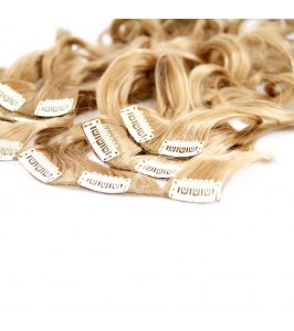 Zlaté blond luxusní syntetické vlasy 