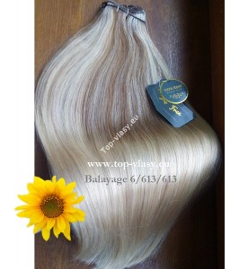 Clip In Ombré Maxi - 100% lidské vlasy - 53/55 cm / 190 gram!