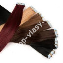 Tape  In vlasy 50 cm / Double Drawn! Salon Remy AAA+ / 100 gram