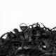 Černočerné luxusní syntetické vlasy